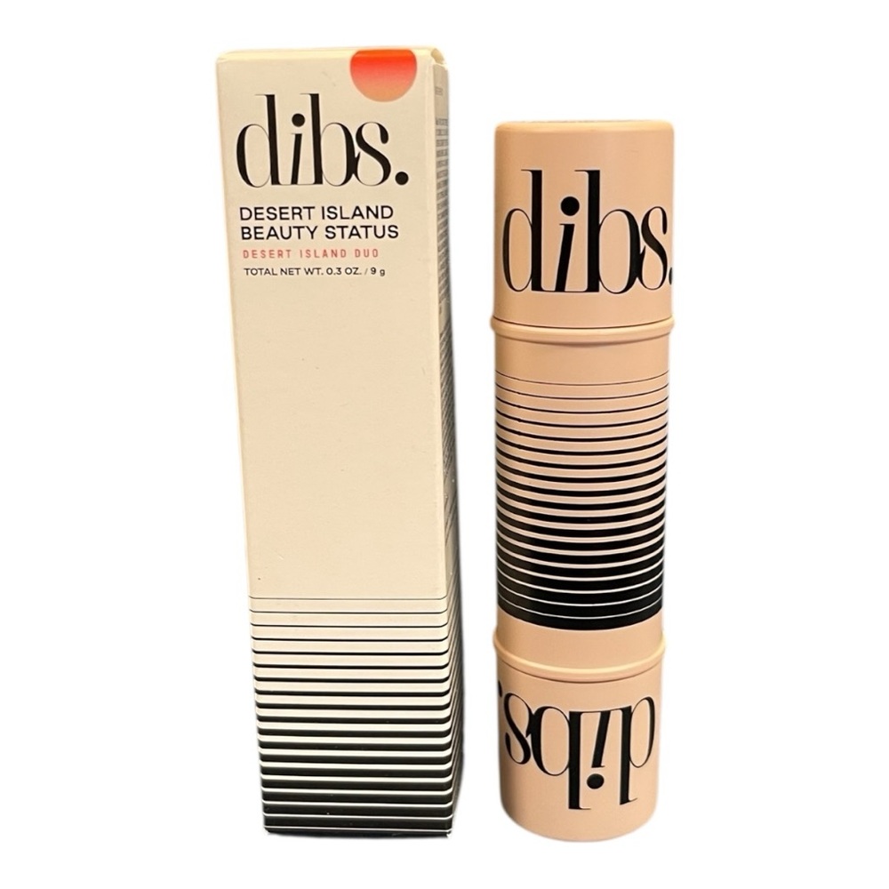 #1 NEW! Dibs Desert Island Beauty Status Makeup Duo Blush Bronzer Stick